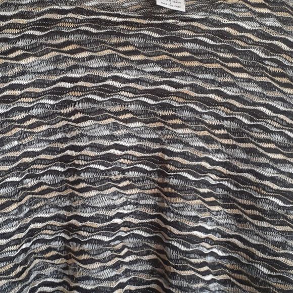 NWT Bon worth blouse L long sleeve black yellow gr - Picture 8 of 10